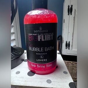 SENSUVA Big Flirt Goji Berry Bliss Bubble Bath